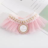 Lovely Pearl Veil Pet Collars