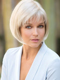 Charming White Gold Short Wig