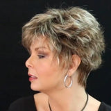 Fashion gold brown short wig