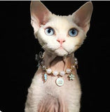 Pet Bow Pearl Collar